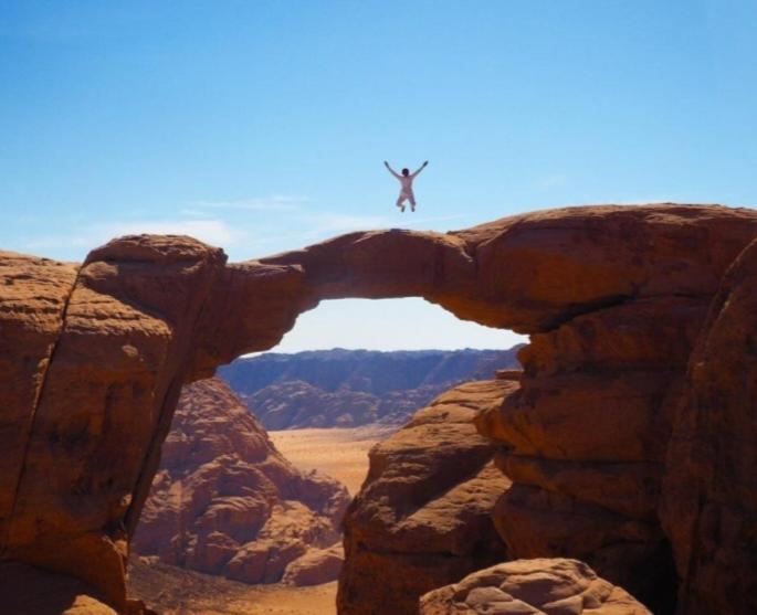 Saleem With Jeep Tour Leilighet Wadi Rum Eksteriør bilde